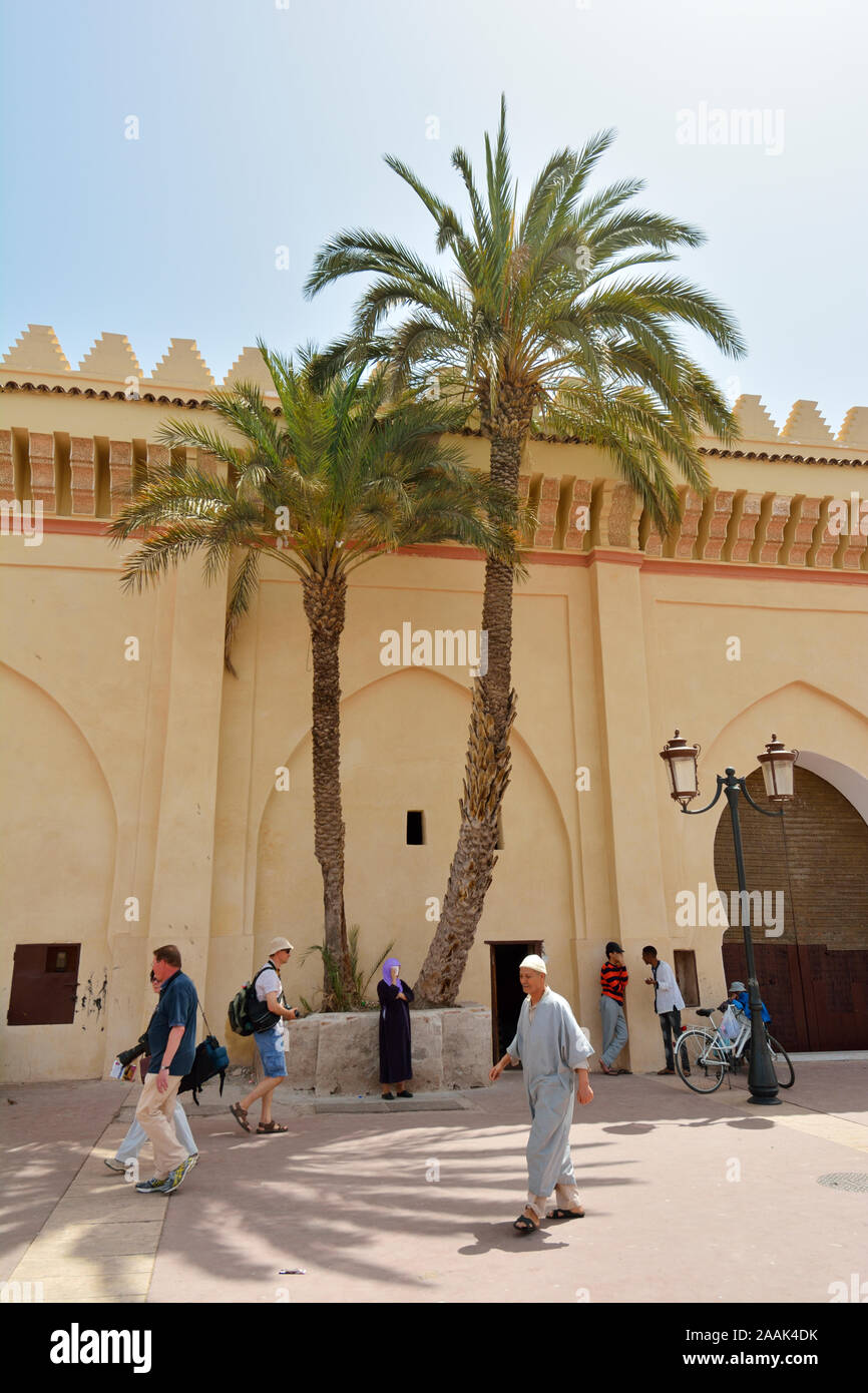 Le Tombe Saadiane, risalenti al XVI secolo, sono il luogo di riposo finale di circa sessanta membri della dinastia Saadi. Marrakech, Marocco Foto Stock