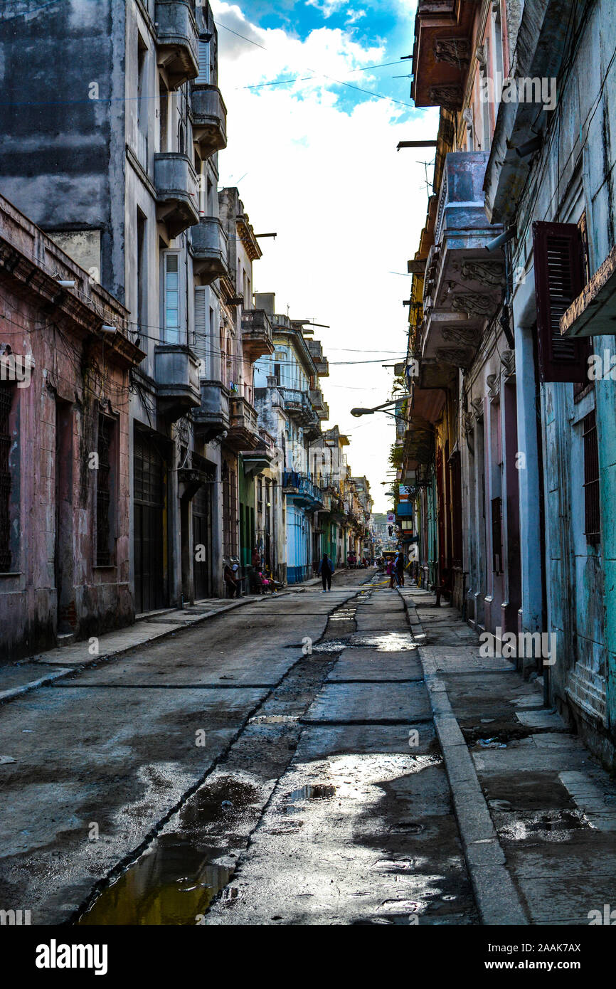L'architettura cubana Foto Stock