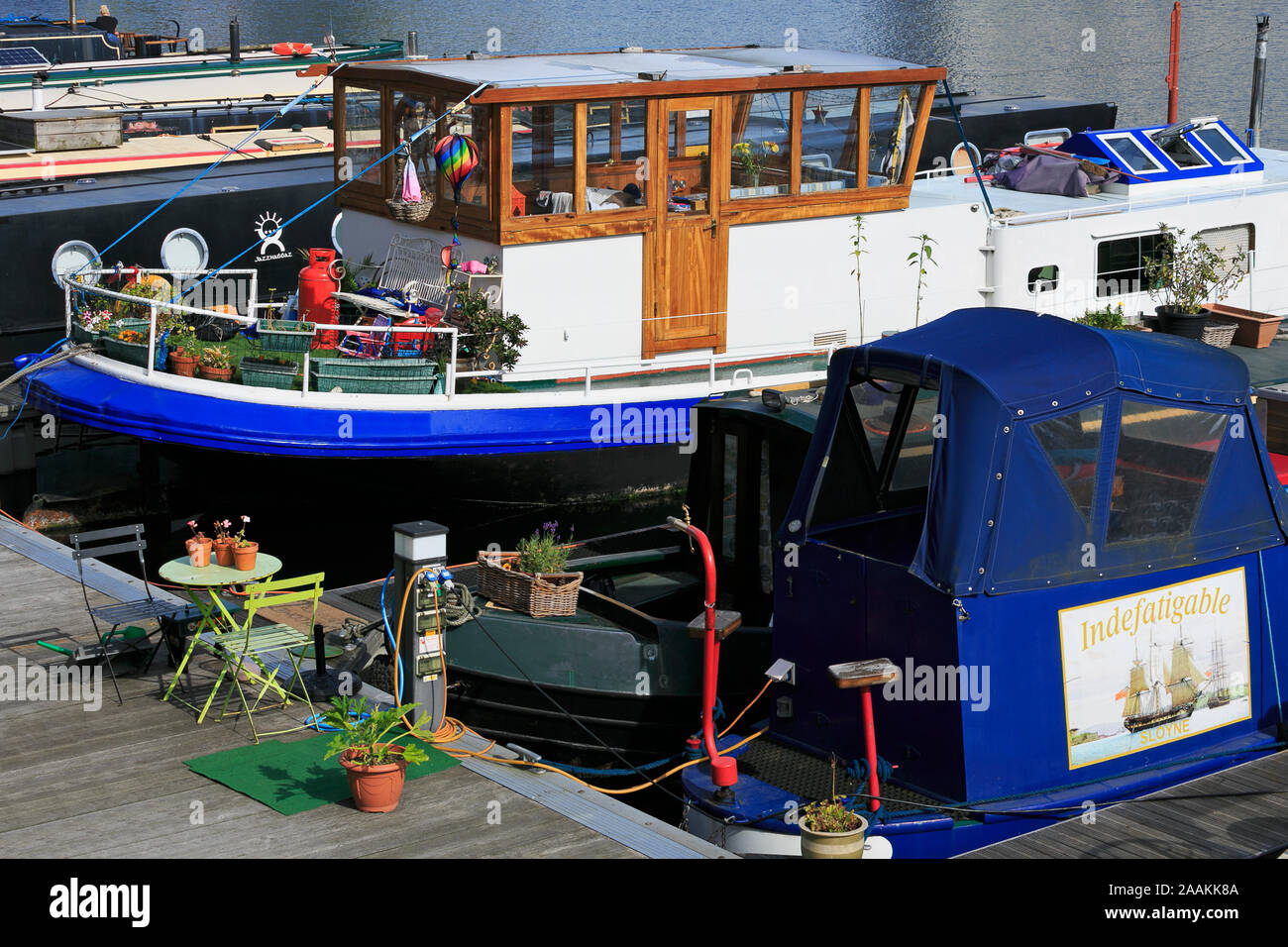 Albert Dock, Liverpool, England, Regno Unito Foto Stock