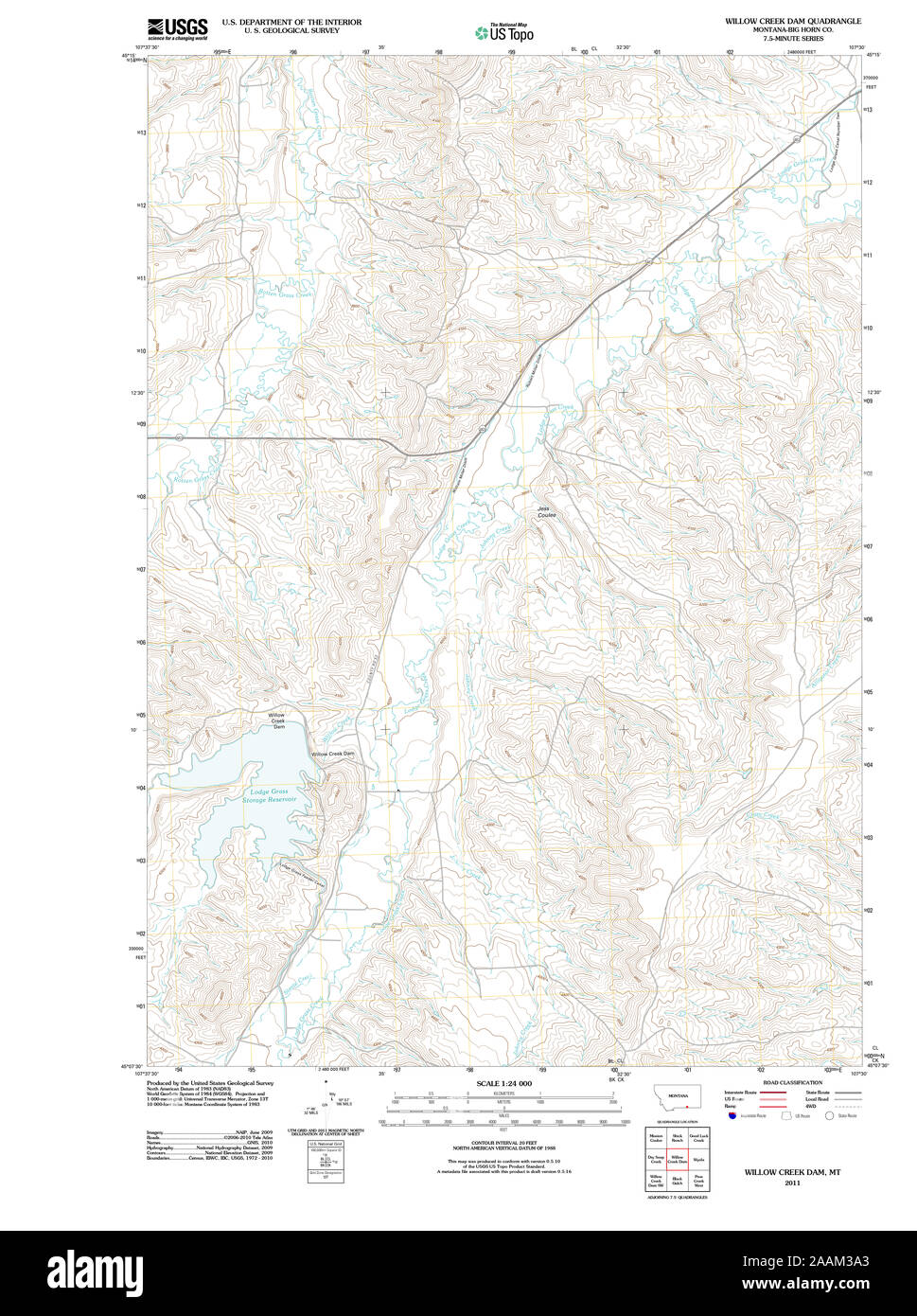 Mappa di willow creek Immagini senza sfondo e Foto Stock ritagliate Alamy