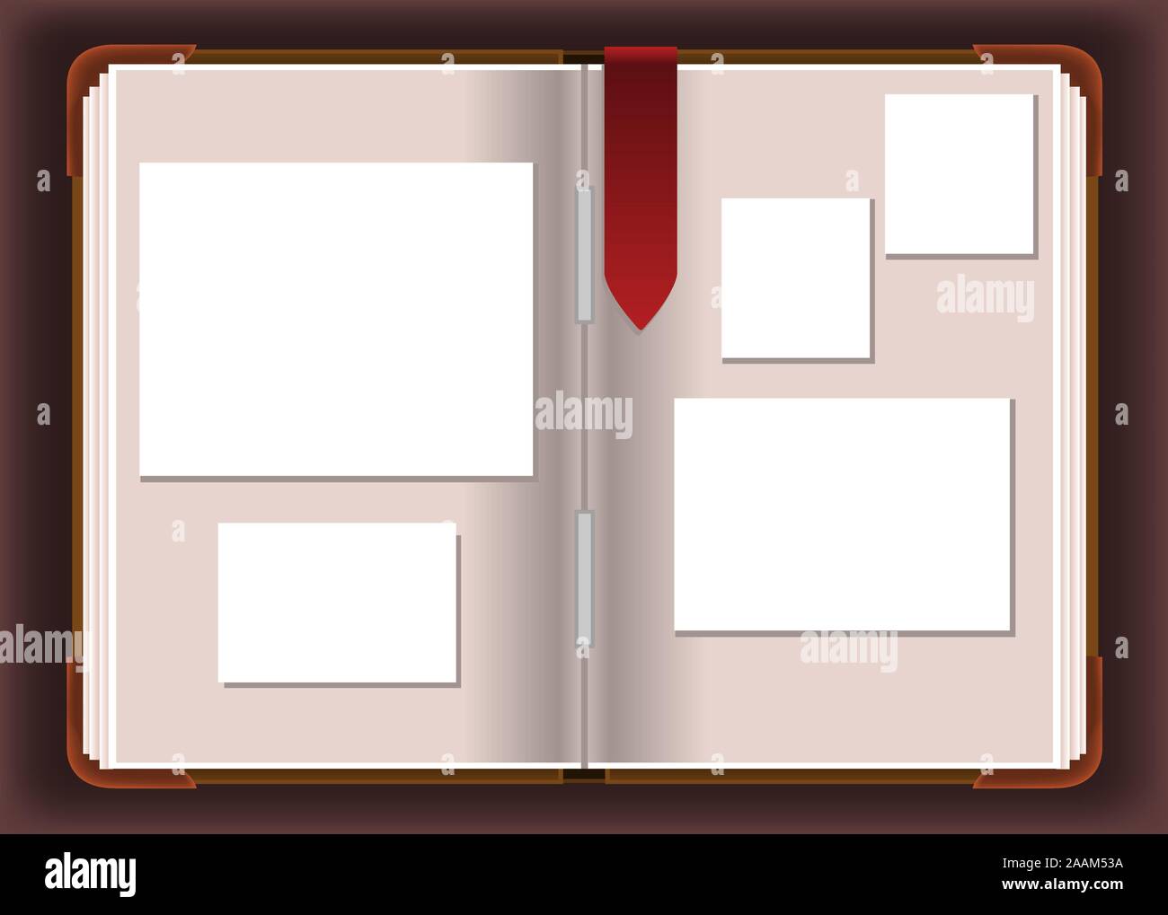 Photo Album di Foto illustrazione vettoriale. Illustrazione Vettoriale