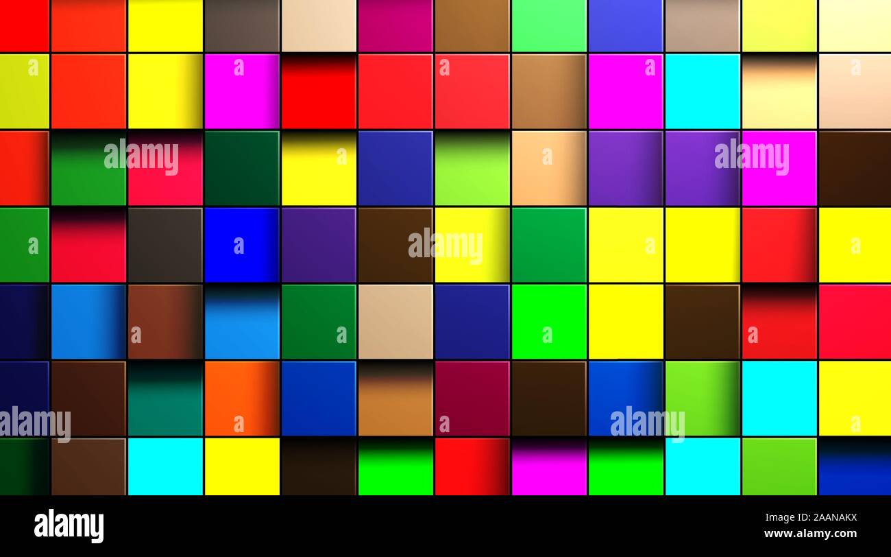 Abstract sfondo vettoriale di multi-cubi colorati in eps 10 Illustrazione Vettoriale