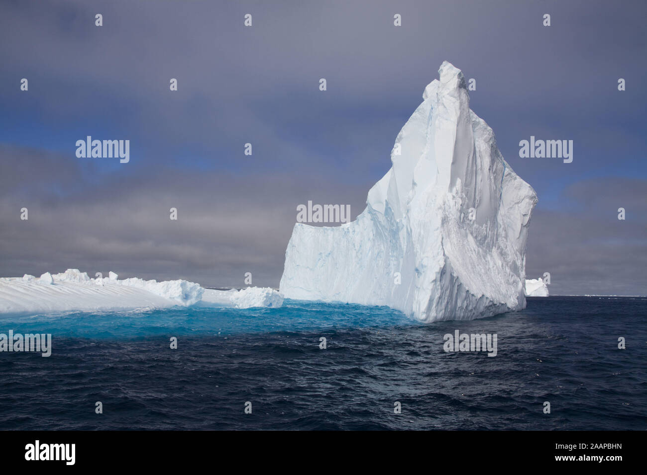Antarktische Das Meer ist das Meer der Eisberge Foto Stock