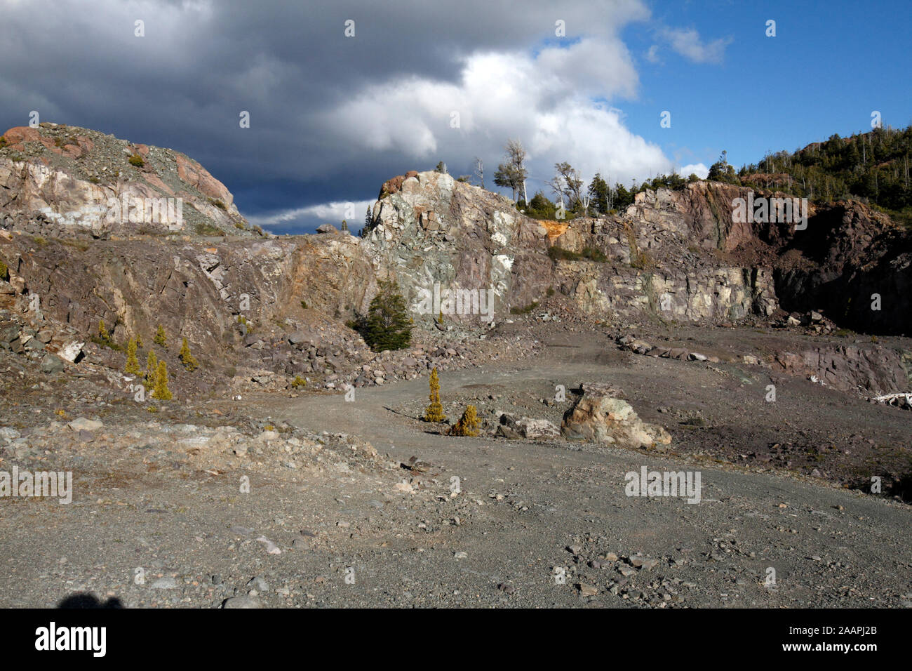 Futaleufu complesso idroelettrico. Complejo Hidroelectrico Futaleufu. Nei pressi di Trevelin, Chubut, Argentina. Ruta Nacional N° 71 - Foto Stock