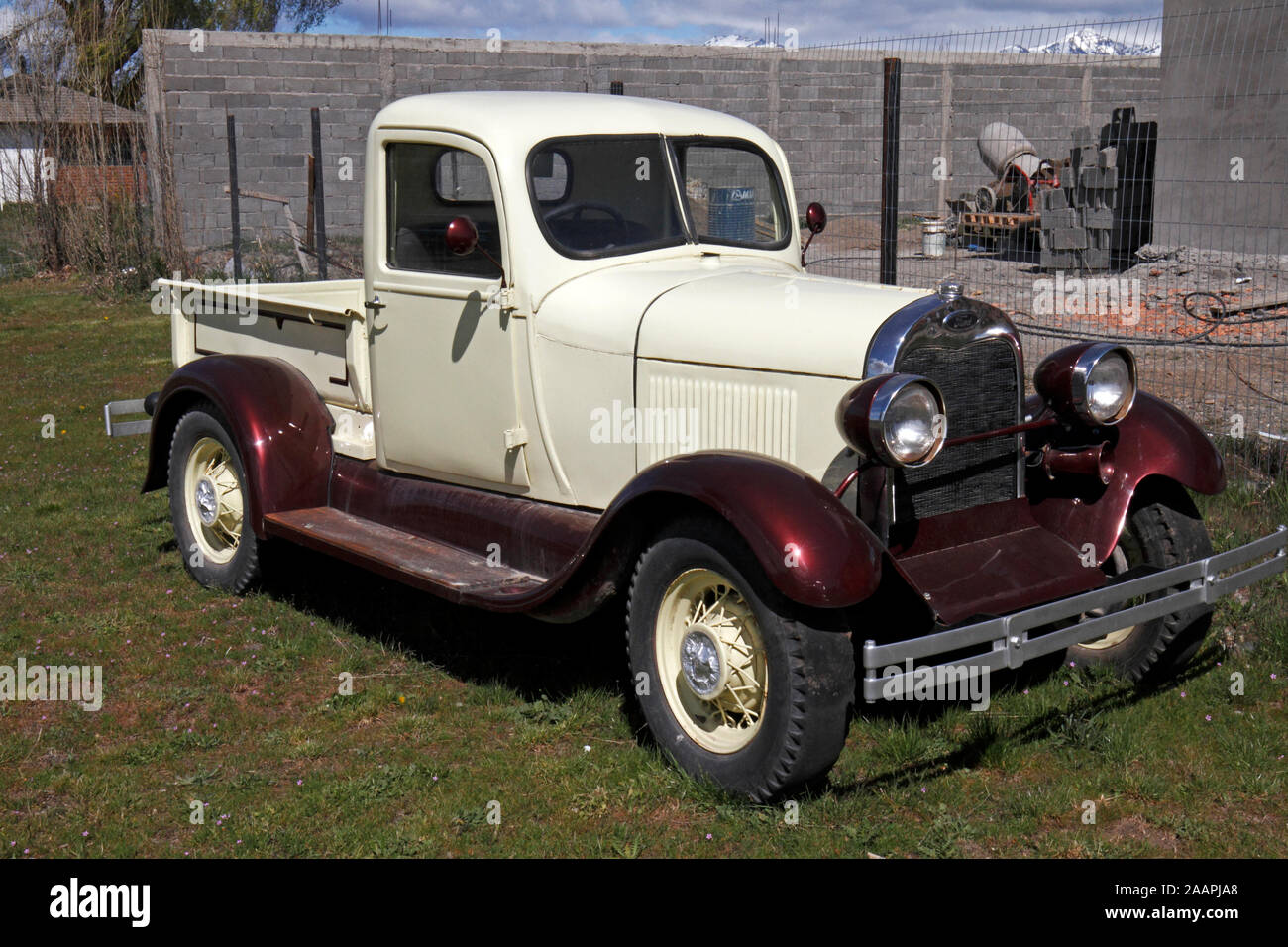 Vintage Bonny e Clyde stile Ford Pick-up Foto Stock