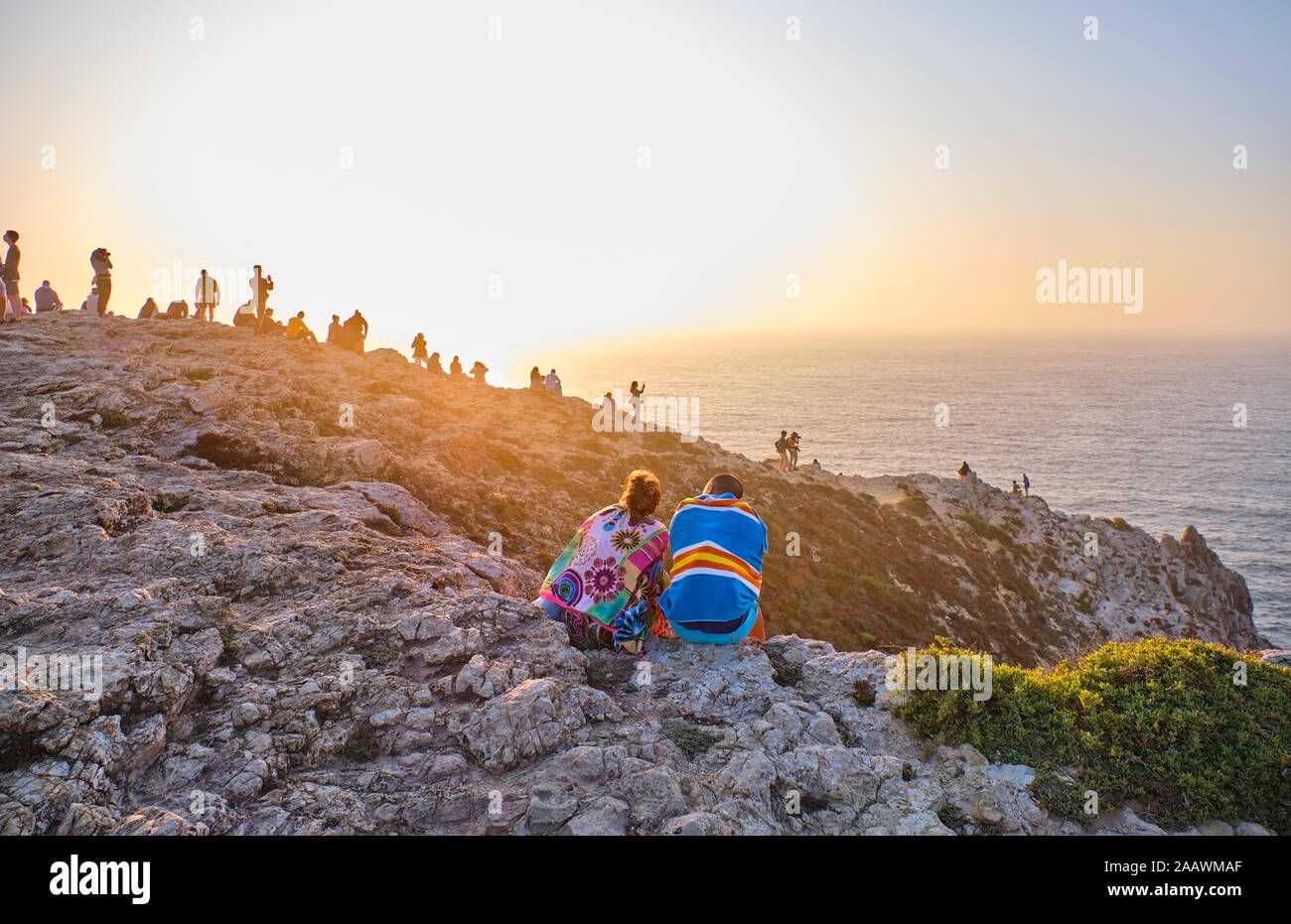 Il Portogallo, Algarve, Cabo de Sao Vincente, southwestern punto la maggior parte di Europa Foto Stock