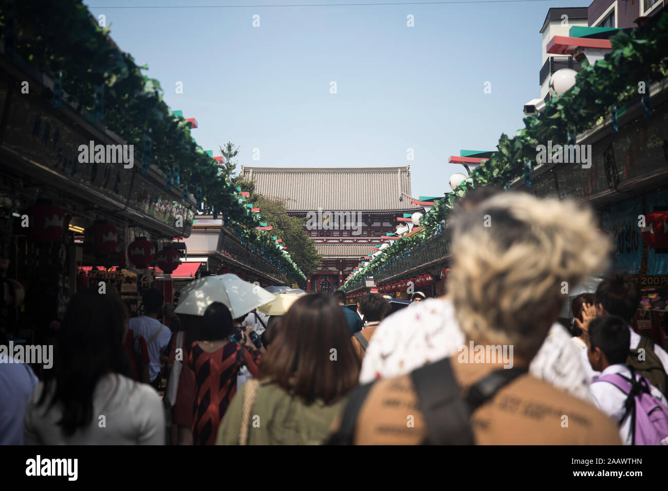 Il Tempio di Senso-ji, Tokio, Giappone Foto Stock