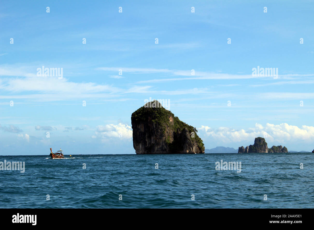 Ko Tapu Isola di James Bond, Phang Nga Parco Nazionale della Thailandia Foto Stock