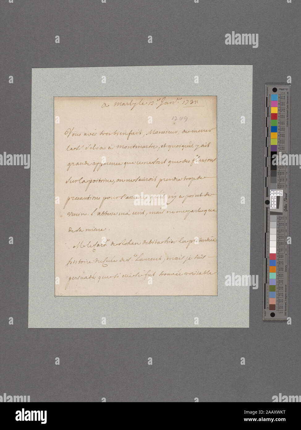 Fleury, André Hercule de La digitalizzazione è stato reso possibile da una derivazione dono dalla Fondazione Polonsky.; Fleury, André de Hercule Foto Stock