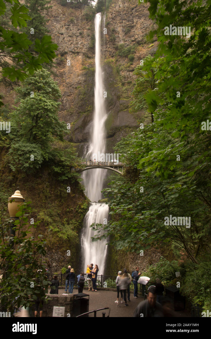 Wahkeena Falls, vicino a Portland, Oregon Foto Stock