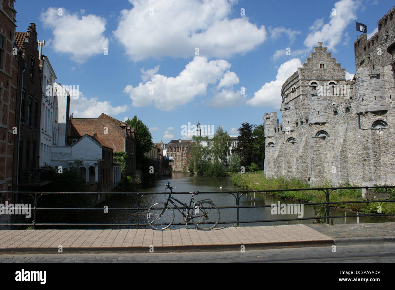 Gand è il capoluogo della provincia della Fiandra orientale nella regione fiamminga Foto Stock