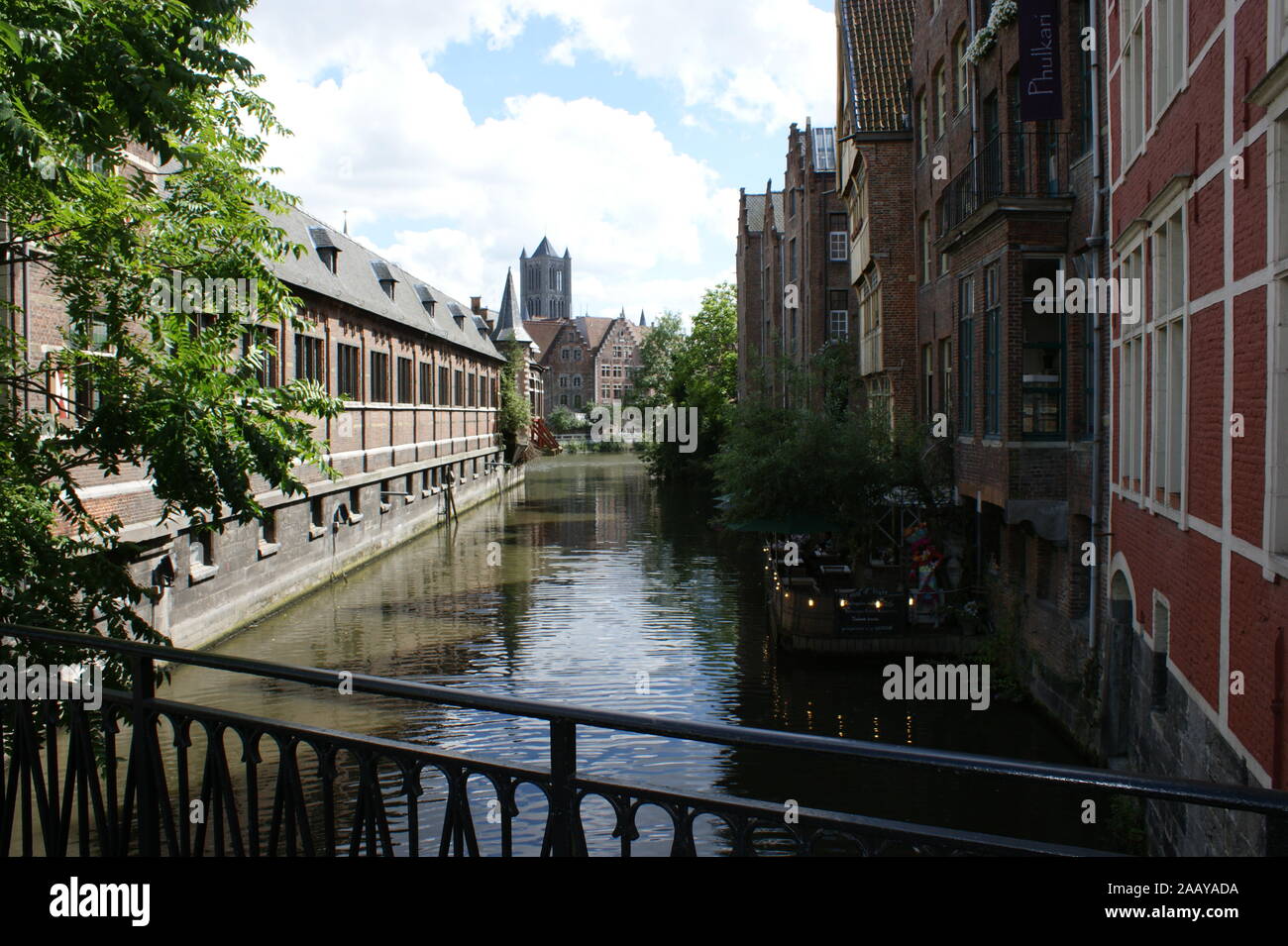 Gand è il capoluogo della provincia della Fiandra orientale nella regione fiamminga Foto Stock