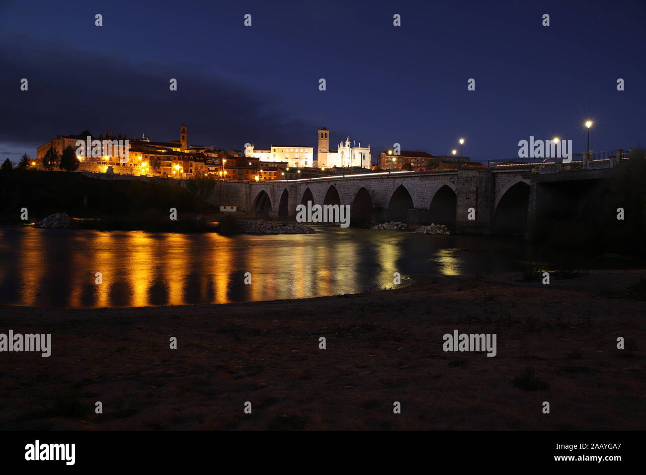 A Tordesillas, Valladolid, Castilla y Leon, España Foto Stock