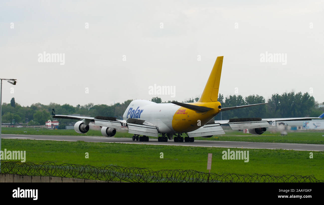 Polar Air Boeing 747 Foto Stock