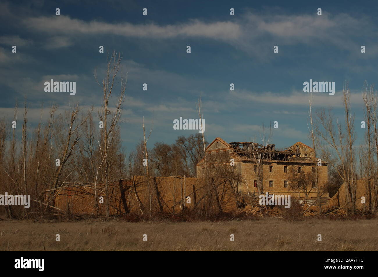 Villagarcia de Campos, Valladolid, Castilla y Leon, España Foto Stock