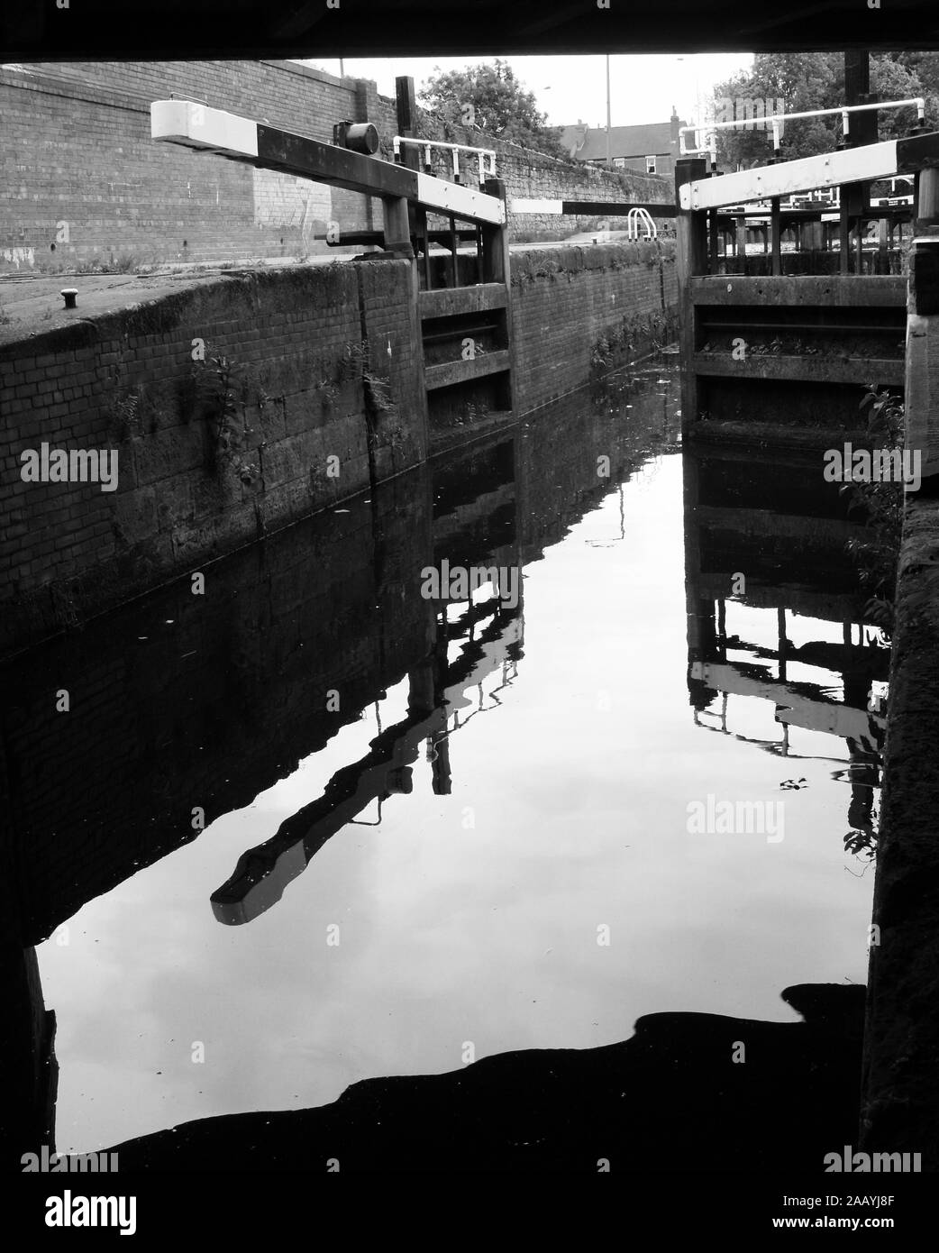 Sheffield & Tinsley Canal Foto Stock