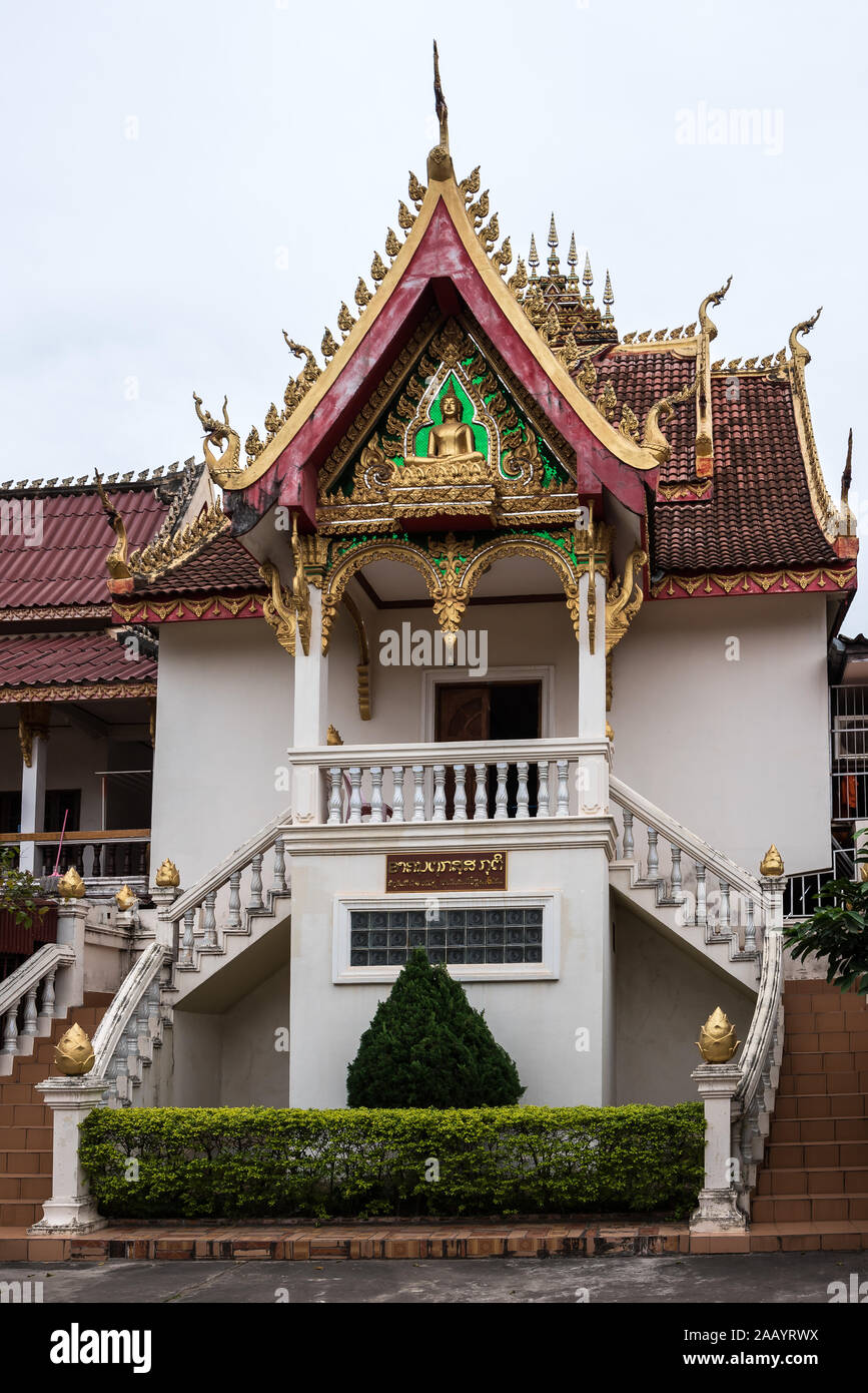 Wat Si Saket nella città di Vientiane, Laos. Foto Stock