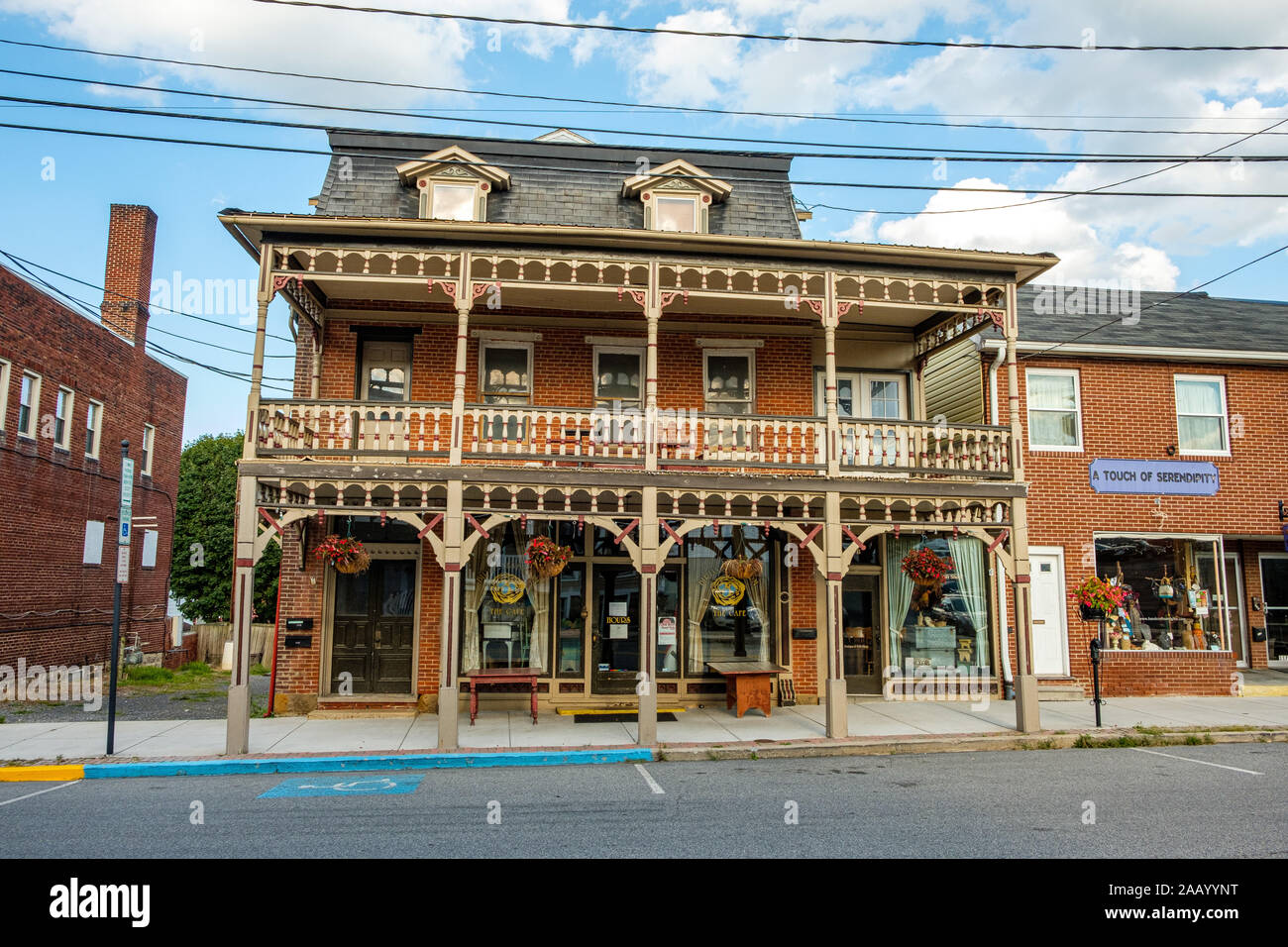 Nido di uccelli Farm il Cafe, 113 South Richard Street, Bedford, PA Foto Stock