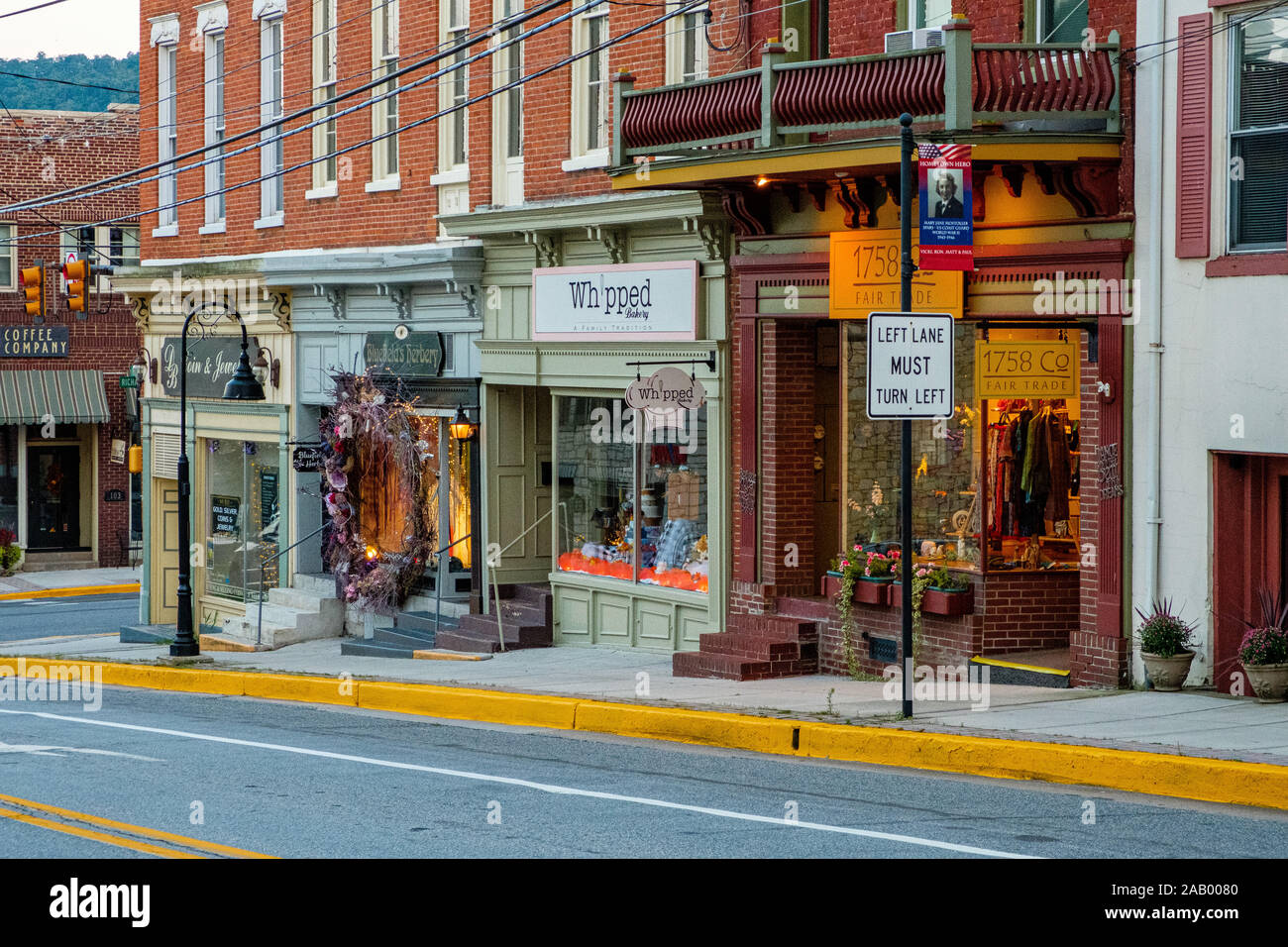 Mantecato panificio, 142 East Pitt Street, Bedford, PA Foto Stock
