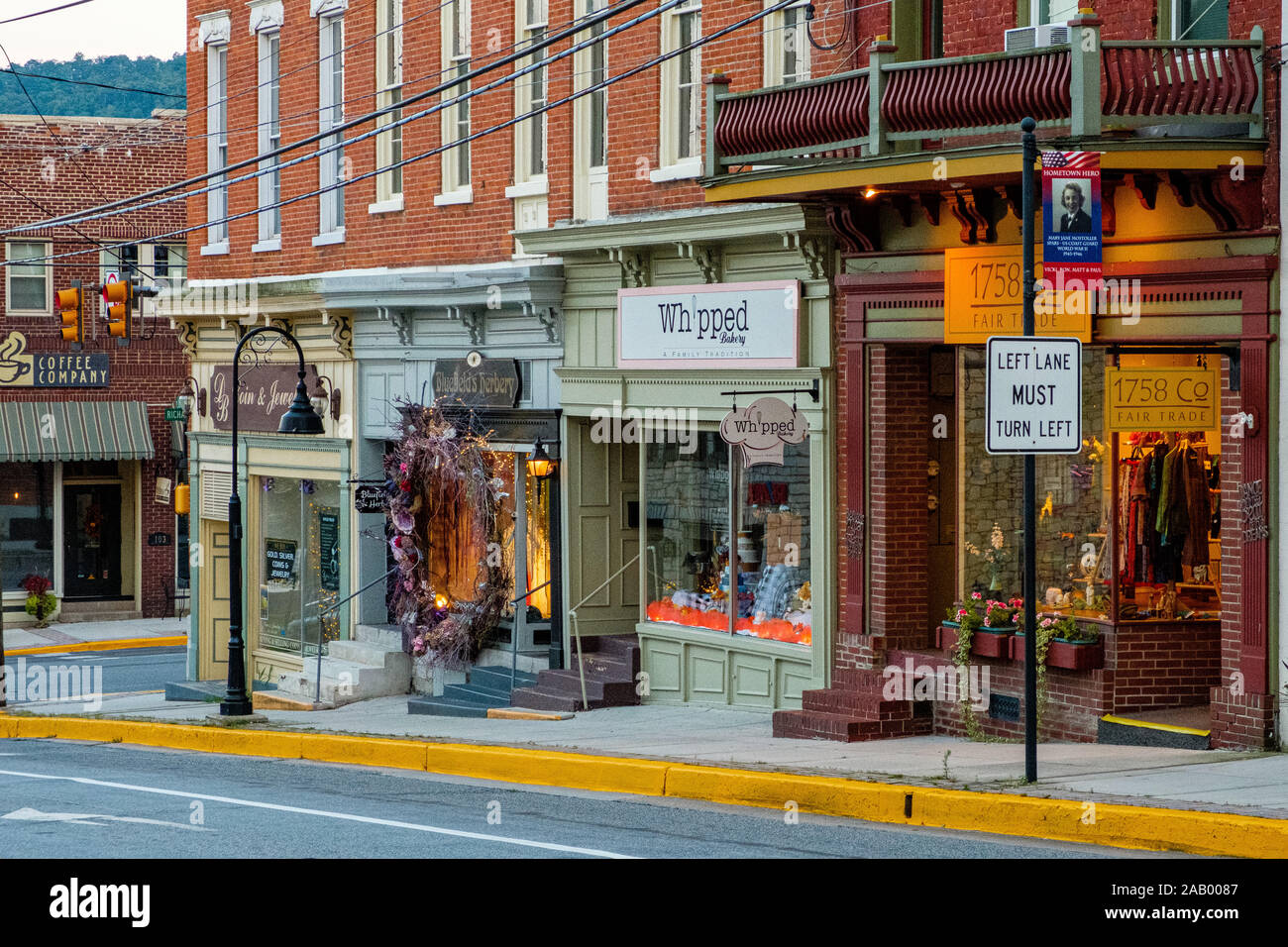 Mantecato panificio, 142 East Pitt Street, Bedford, PA Foto Stock