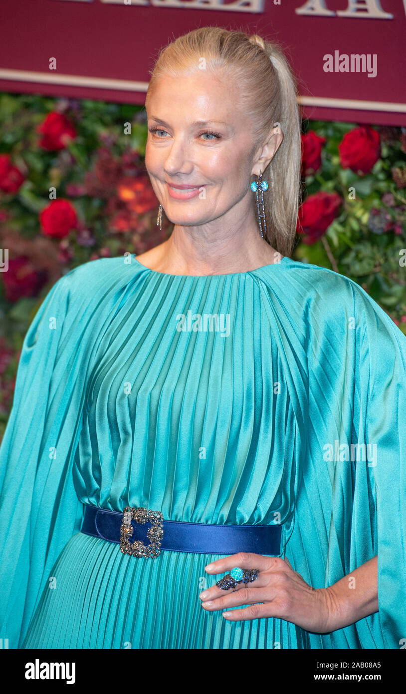 Londra, Regno Unito. 24 Novembre, 2019. Londra - Inghilterra NOV 24: Joely Richardson assiste il sessantacinquesimo Evening Standard Theatre Awards, London Coliseum di Londra, Inghilterra il 24° novembre 2019 Credit: Gary Mitchell, GMP Media/Alamy Live News Foto Stock