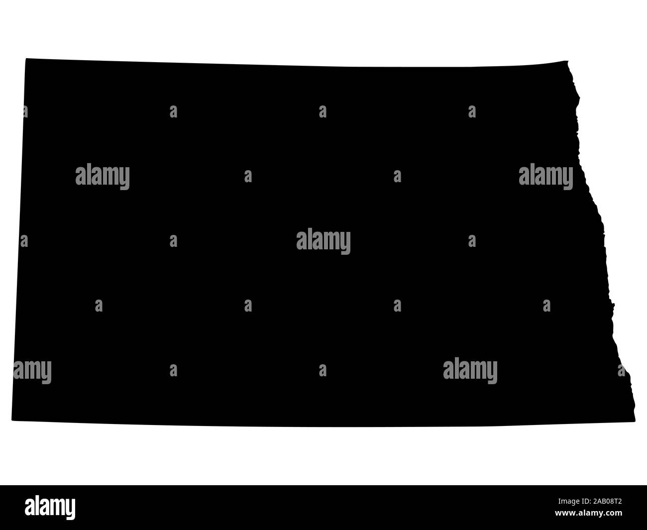 Mappa silhouette della condizione degli Stati Uniti del Nord Dakota illustrazione vettoriale EPS 10 Illustrazione Vettoriale Mappa silhouette della condizione degli Stati Uniti del Nord Dakota illustrazione vettoriale EPS 10 Illustrazione Vettoriale