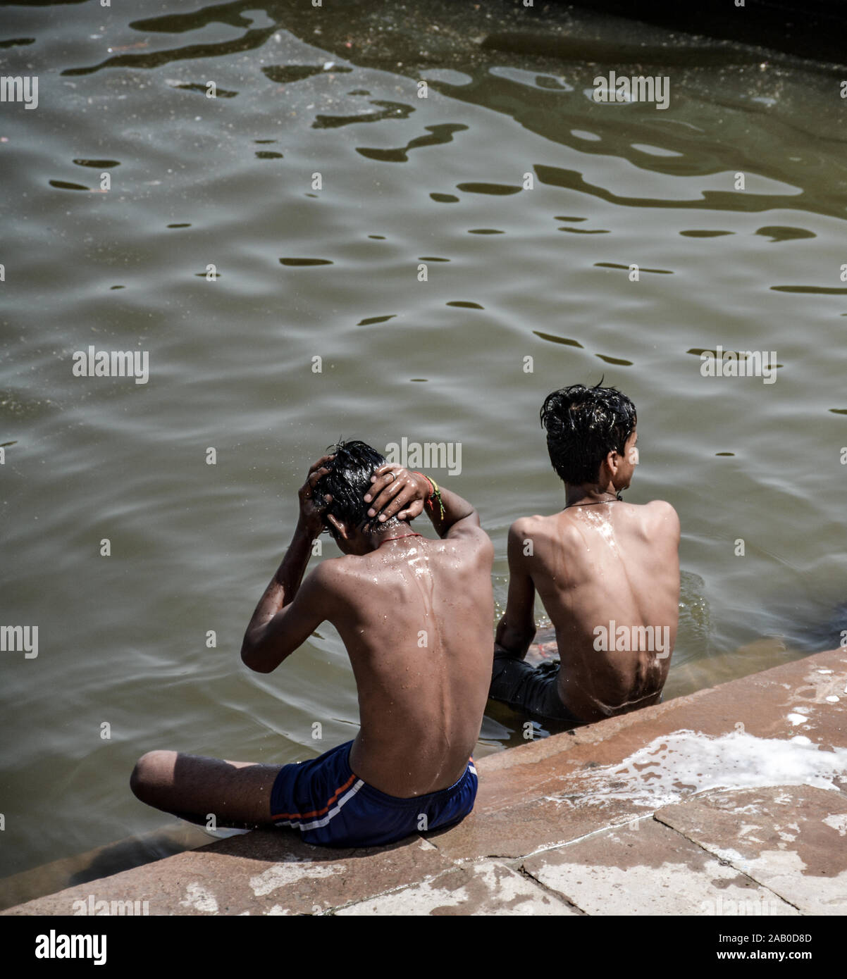 Persone in India Foto Stock