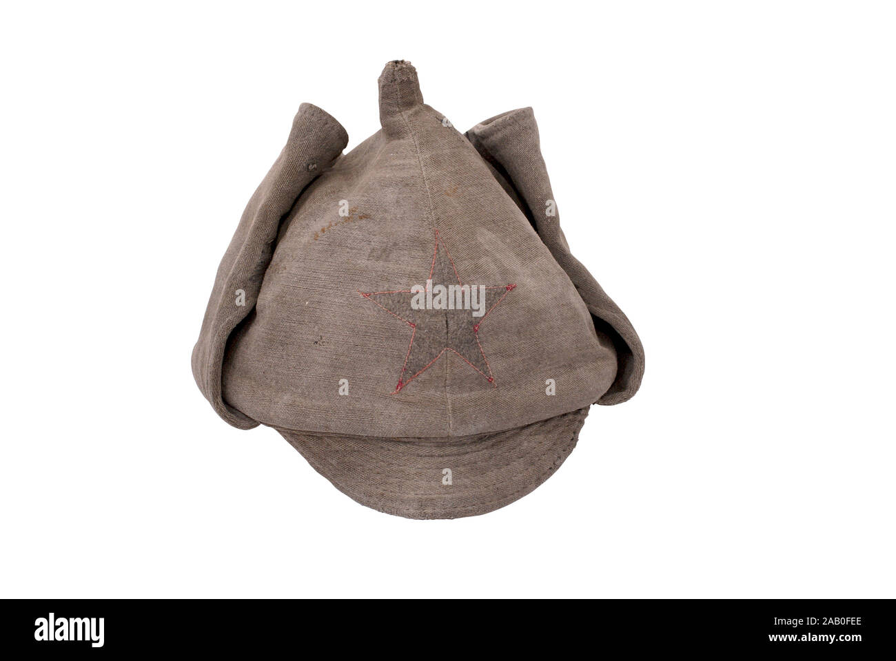 Urss (Russia) della storia. Urss cappello militare Budenny (cap) - ha sottolineato il casco già indossata da Red Army Men. 1933. La Russia. Foto Stock
