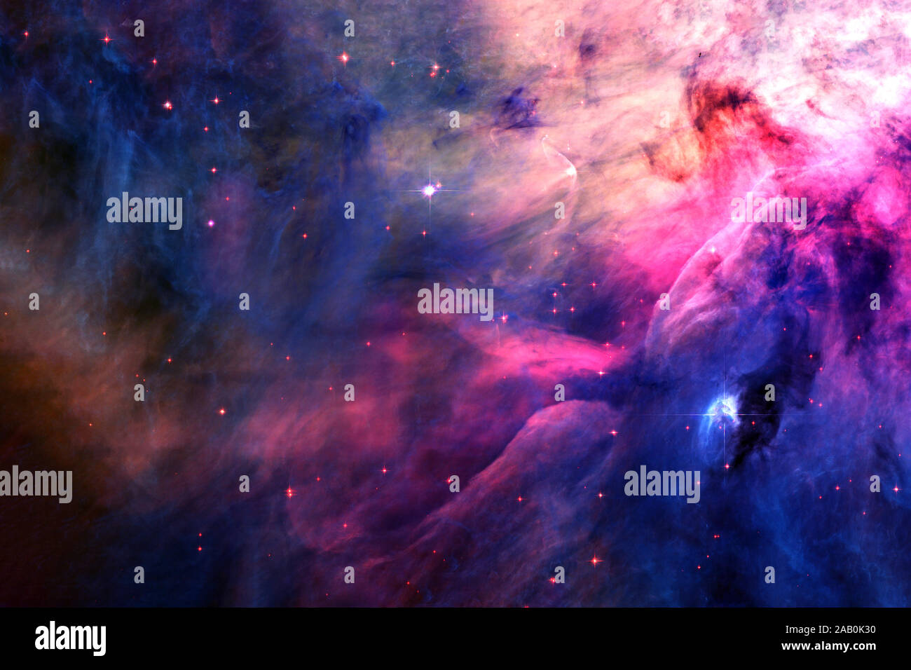 Bellissimo e luminoso, lontana galassia. Texture di sfondo. Gli elementi di questa immagine fornita dalla NASA Foto Stock