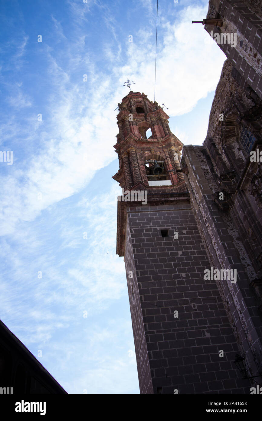 Fuori Chiesa Di San Miguel De Allende (Guanajuato, Messico) Foto Stock