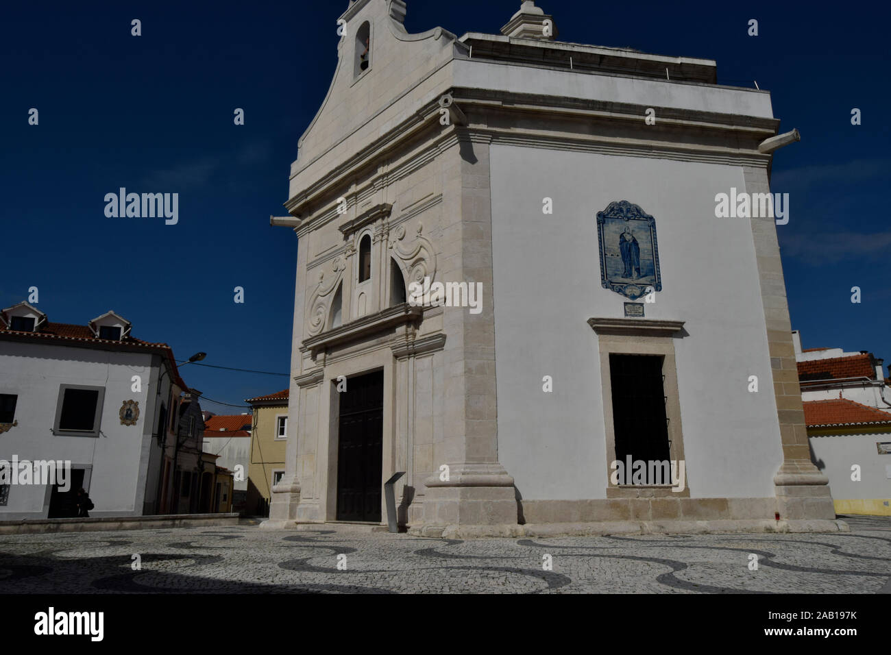 Il Sao Goncalinho cappella nel centro di Aveiro Portogallo Foto Stock