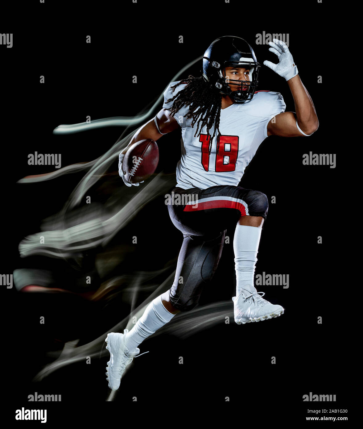 Amerikanischer leichtathlet immagini e fotografie stock ad alta