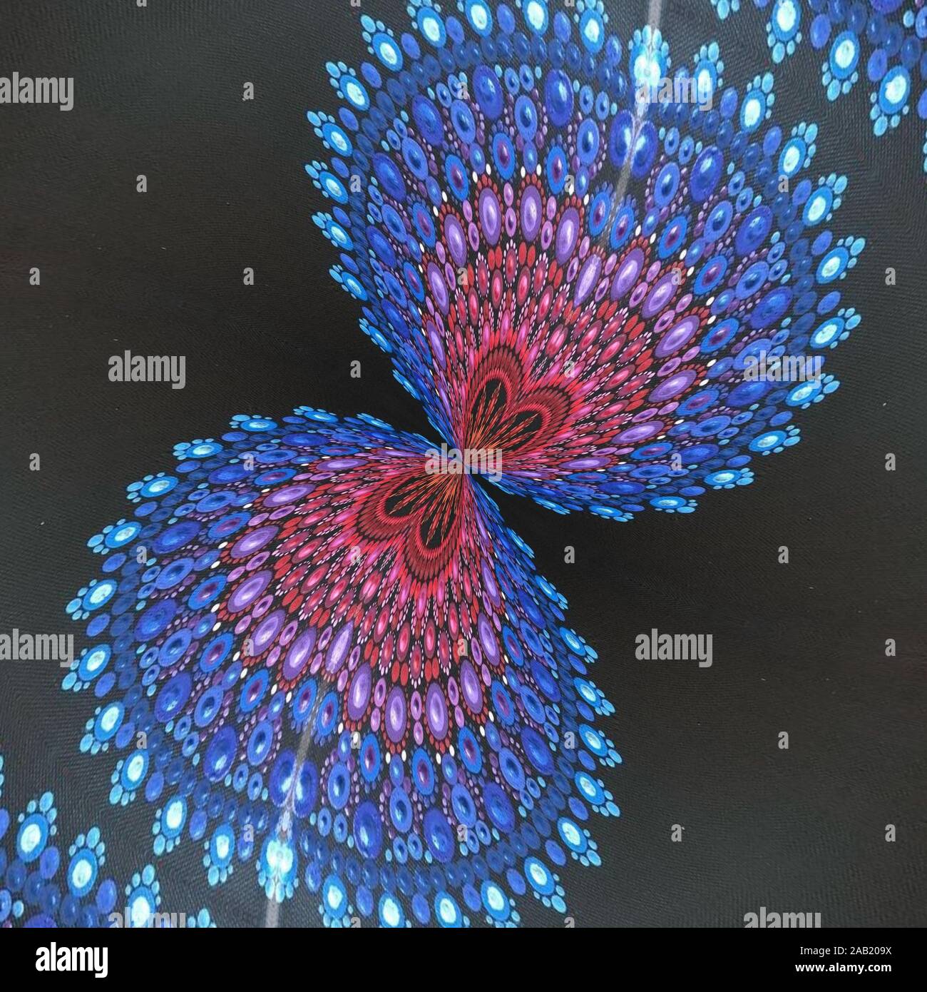Coloratissimi modelli astratti e sfondi Foto Stock