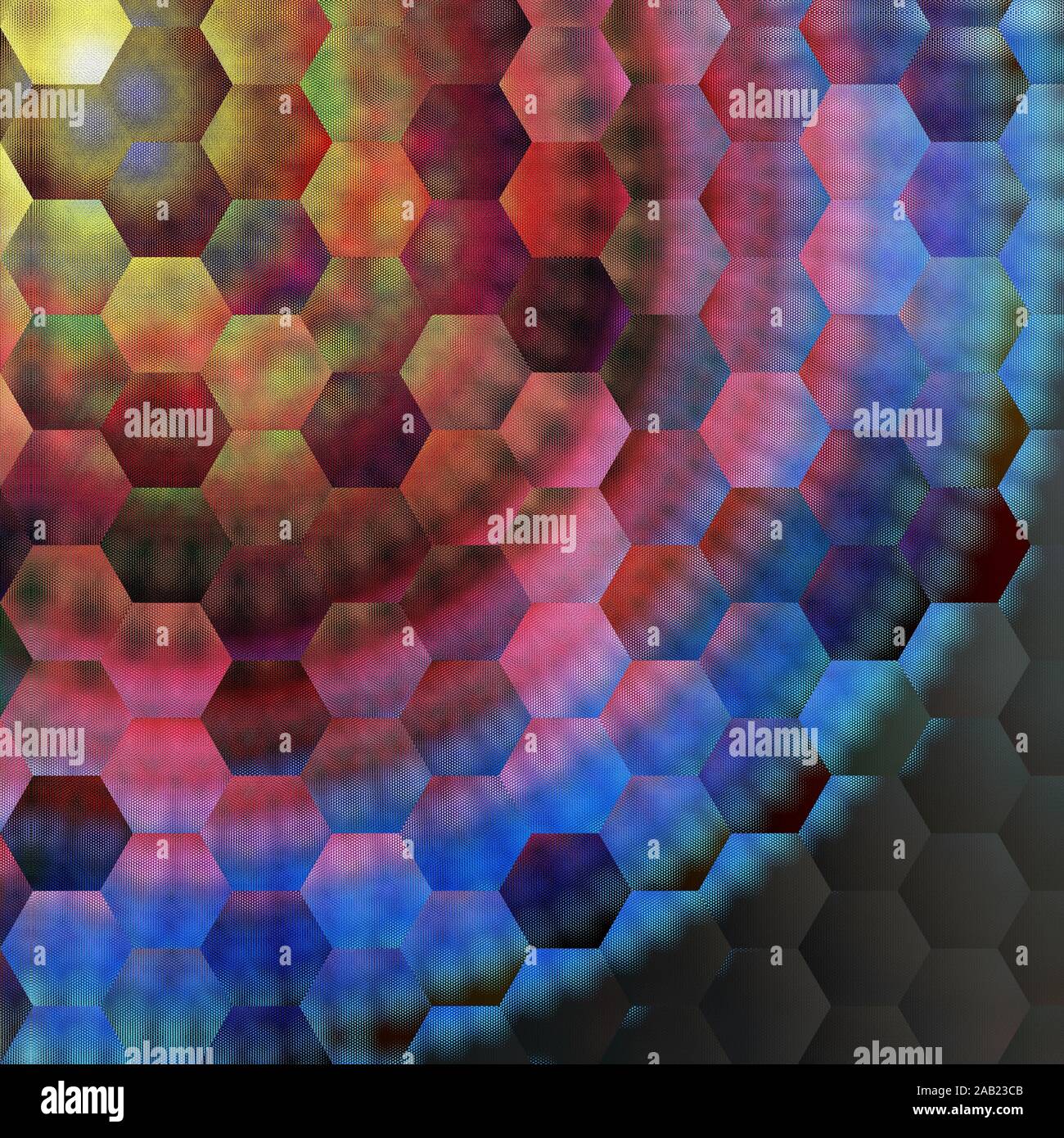 Coloratissimi modelli astratti e sfondi Foto Stock
