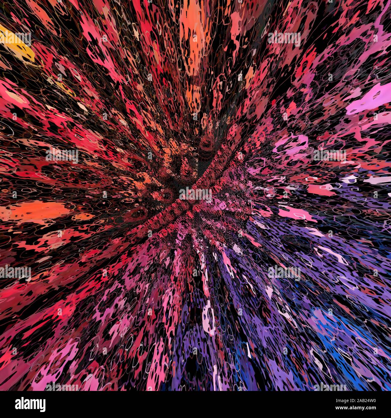 Coloratissimi modelli astratti e sfondi Foto Stock