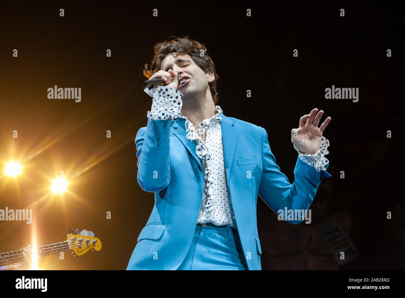 Mika esegue il primo concerto in Italia della rivelazione tour Foto Stock