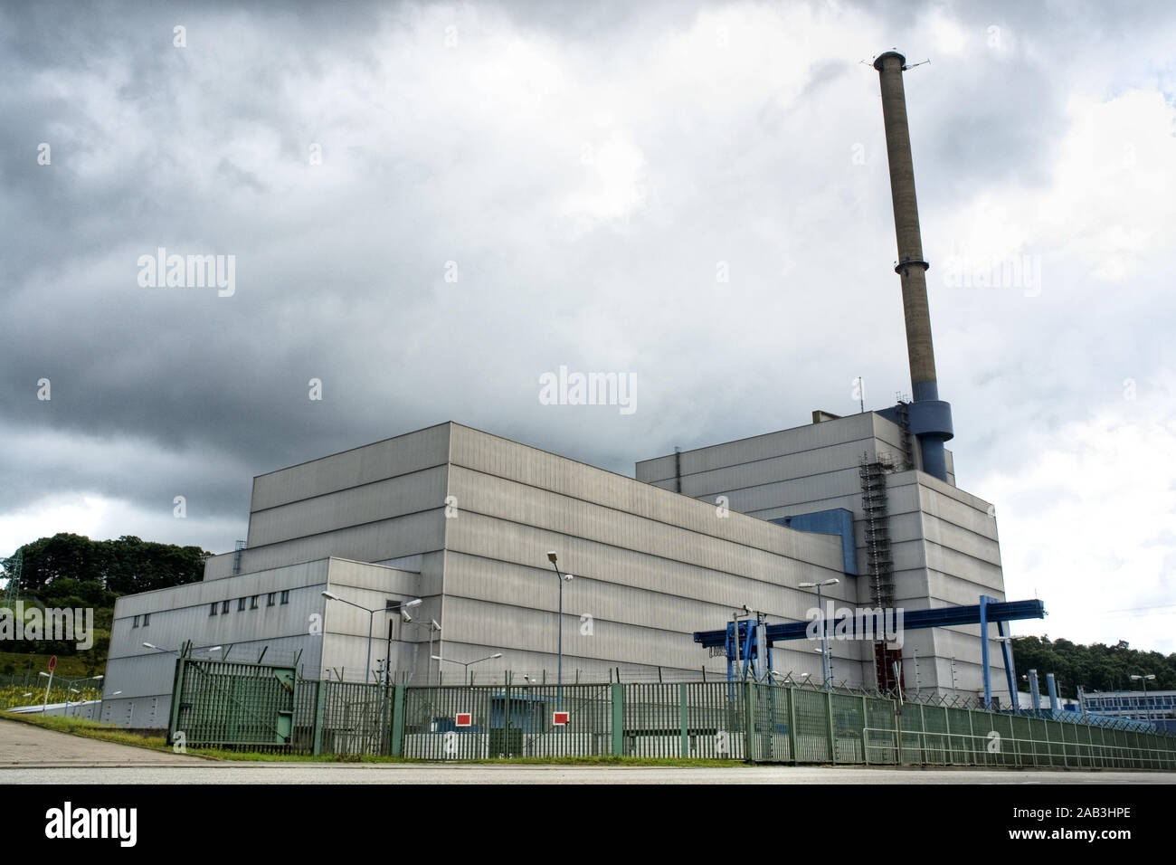 Kruemmel Kernkarftwerk Foto Stock