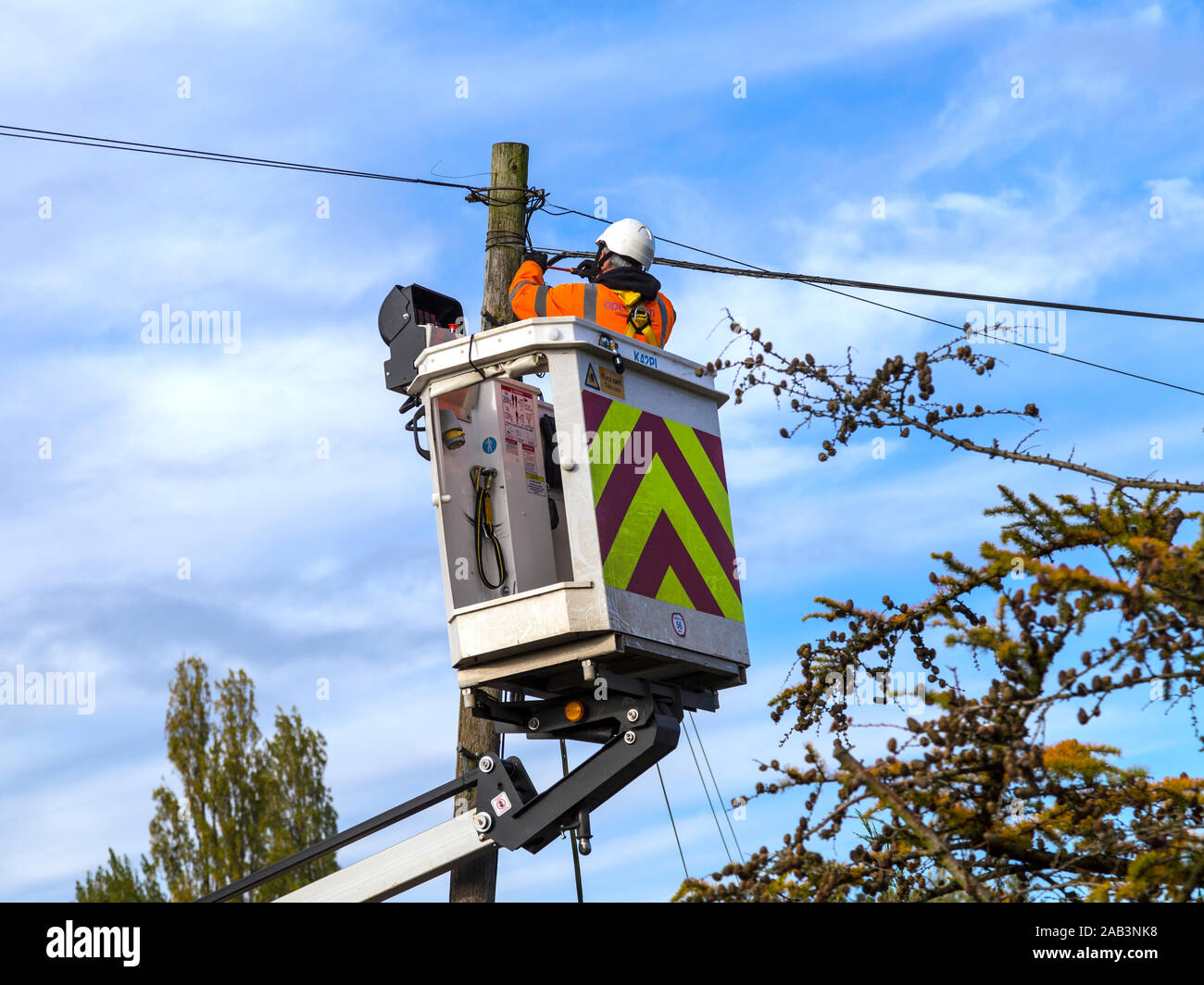 Ingegnere Openreach Foto Stock