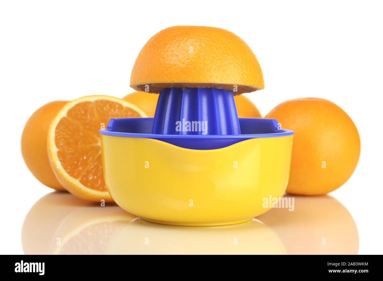 Orangen und Entsafter |Arance e spremiagrumi| Foto Stock