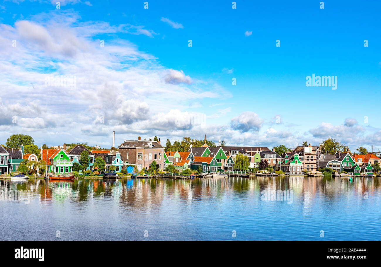 Il villaggio di Volendam nei Paesi Bassi Foto Stock