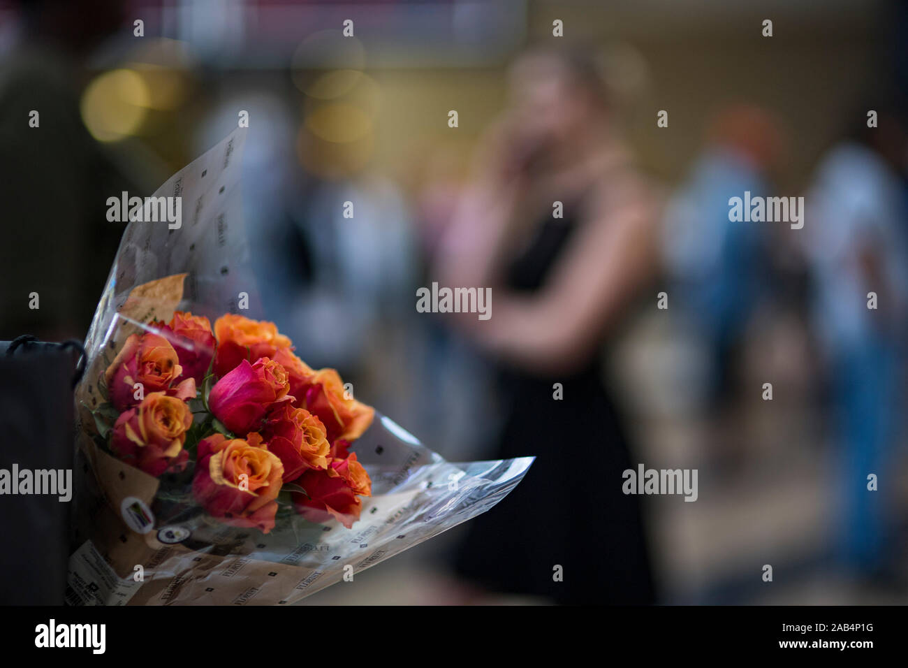 Arrivo Aeroporto terminale in Johannisburg Foto Stock