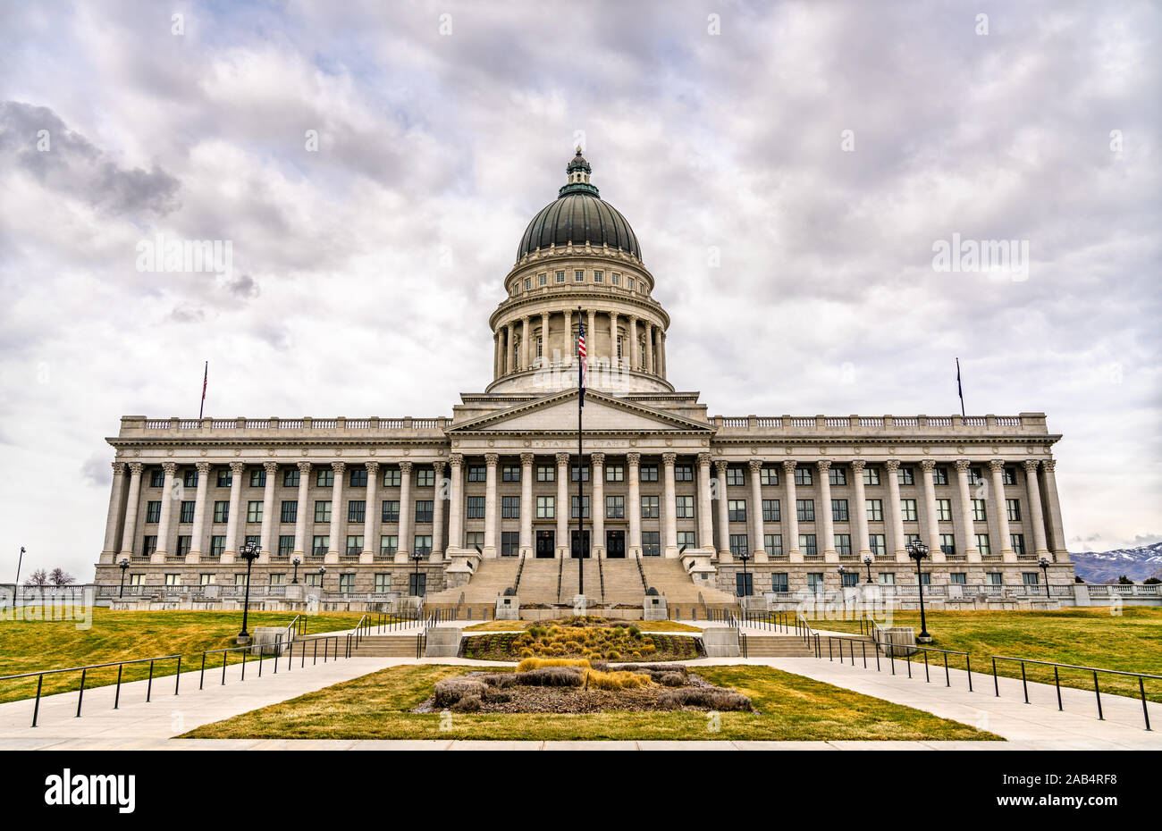 La Utah State Capitol Building in Salt Lake City Foto Stock
