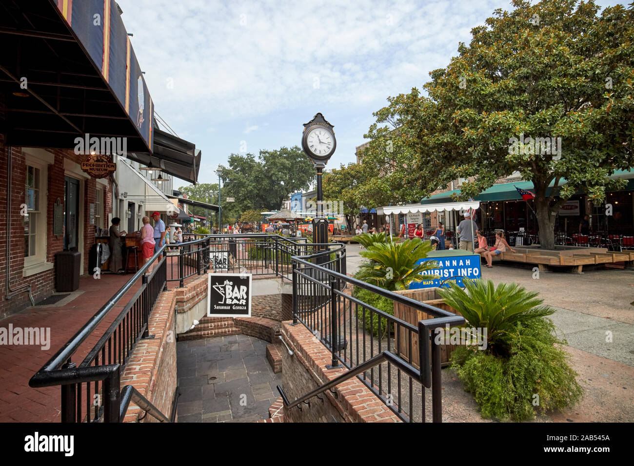 Savannah mercato città di Savannah in Georgia negli Stati Uniti Foto Stock