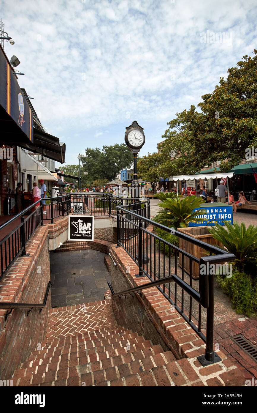 Savannah mercato città di Savannah in Georgia negli Stati Uniti Foto Stock