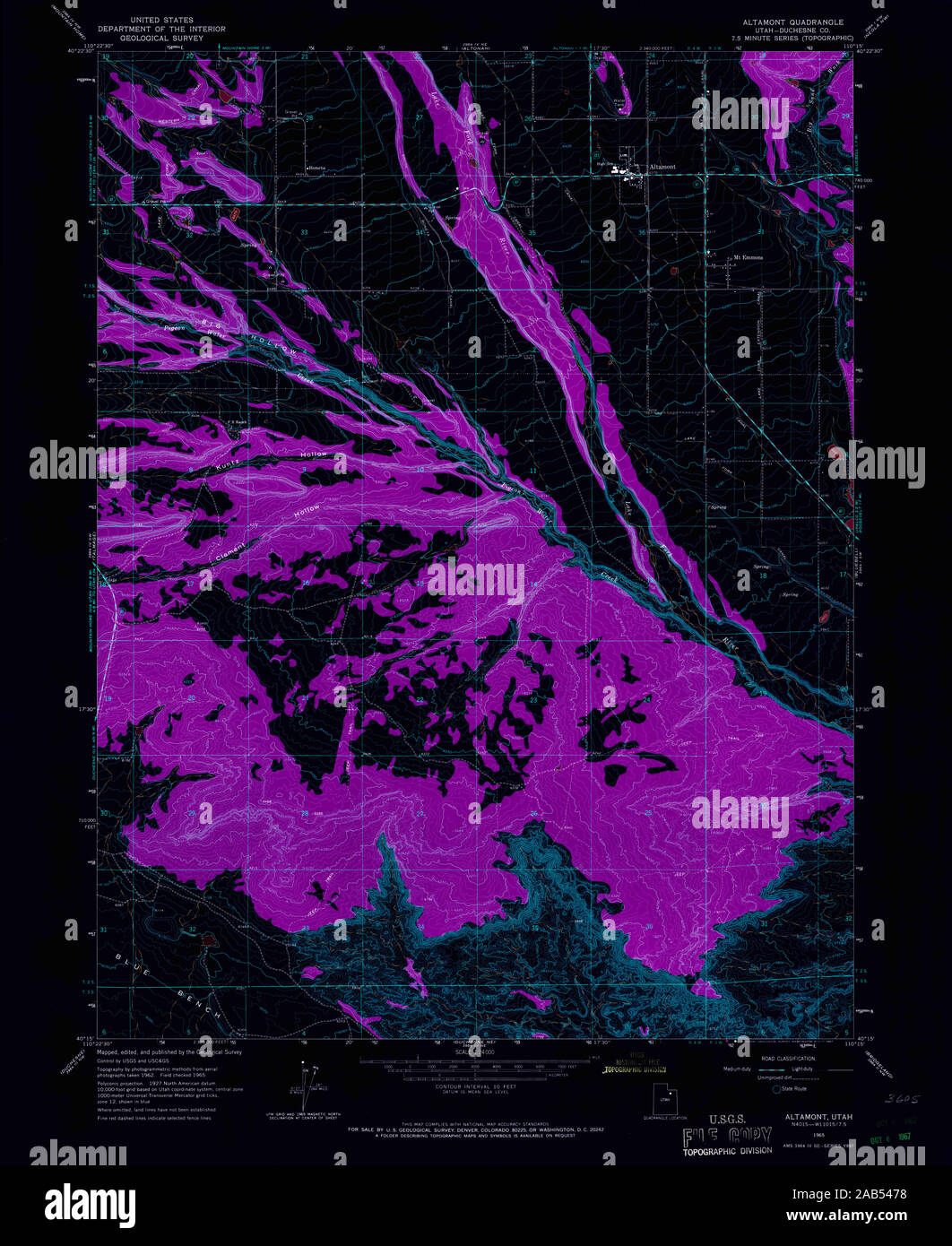 UT Altamont 247899 1965 24000 Restauro invertito Foto Stock