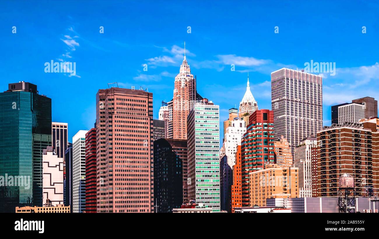 Manhattan Cavendish skyline di New York Foto Stock