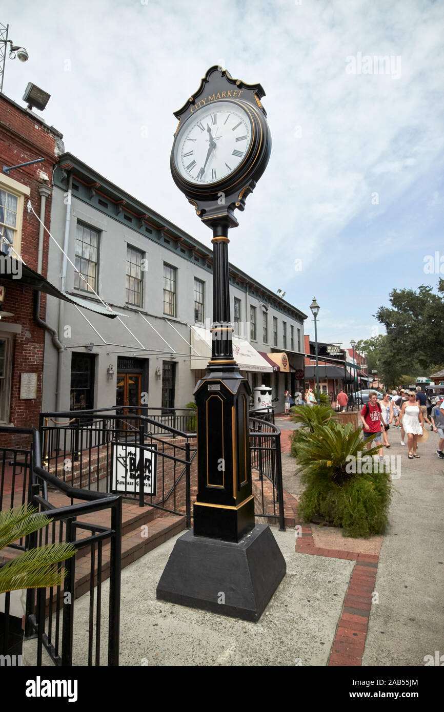 Savannah mercato città di Savannah in Georgia negli Stati Uniti Foto Stock