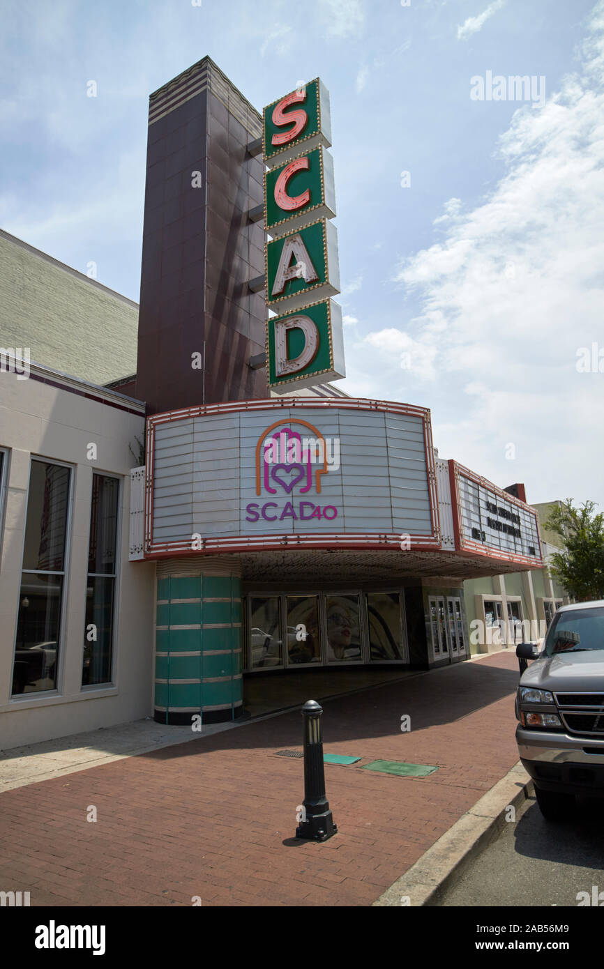 Scad fondazione teatro cinema Savannah in Georgia negli Stati Uniti Foto Stock