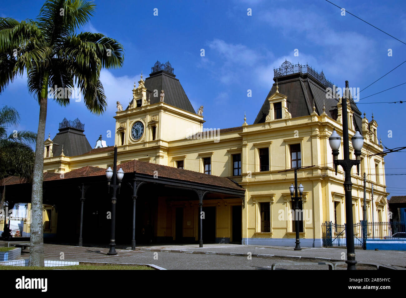 Antica Stazione ferroviaria di Valongo, Centro Histórico, Santos, São Paulo, Brasile Foto Stock