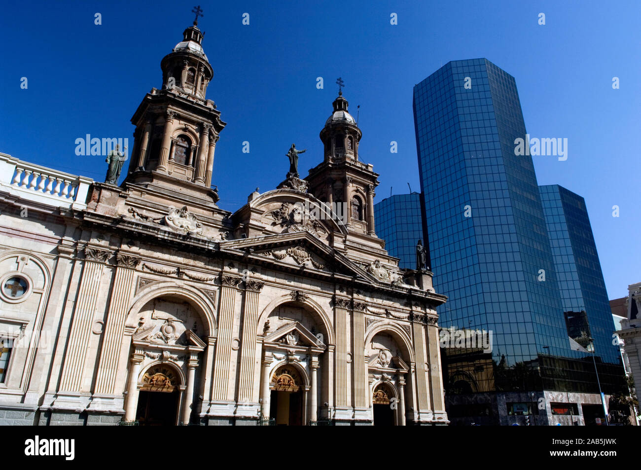 Cattedrale di Santiago, Armas, Santiago del Cile Foto Stock